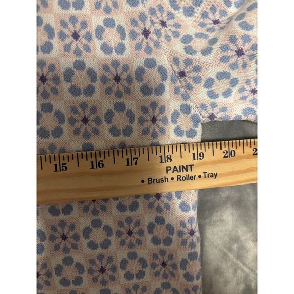 Zara Sweater Girls 13-14 Cardigan Collar Floral Print Easter Spring NWT - Picture 6 of 6